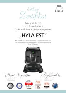 E159, Zertifikat - HYLA EST